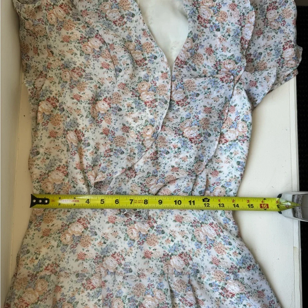 Scott McClintock floral Flutter Sleeve Maxi Dress - Picture 6 of 7